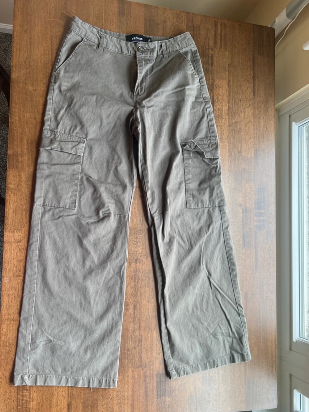refuge Olive Gray Cargo Pants